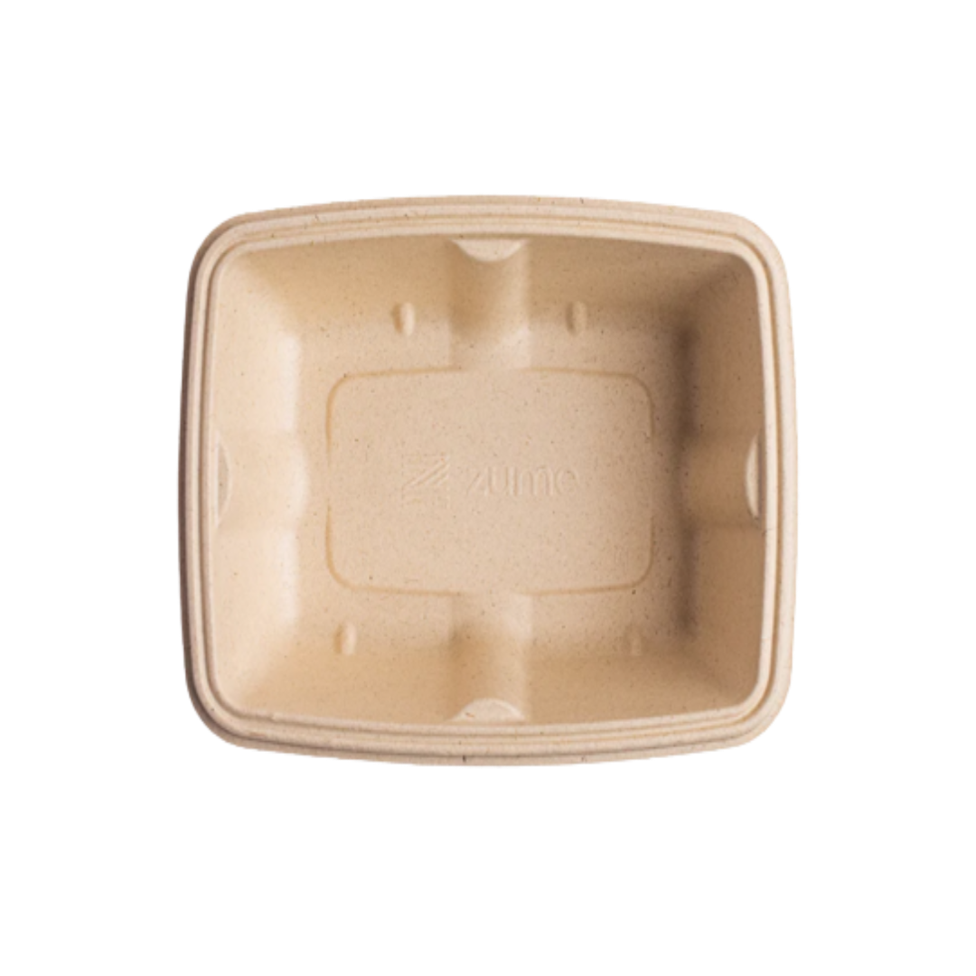 1000ml Rectangular Bagasse Container