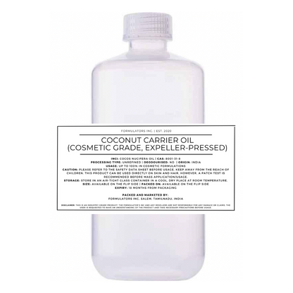 Coconut Carrier Oil (Cosmetic Grade)