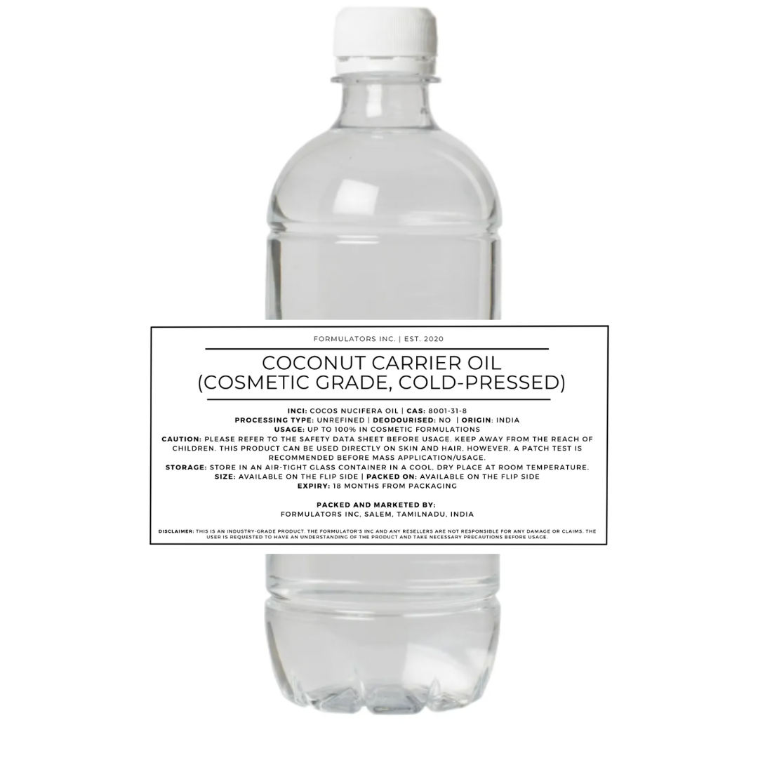 Coconut Carrier Oil (Cosmetic Grade)