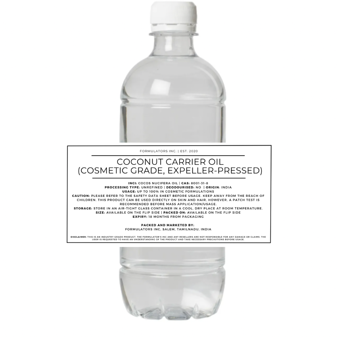 Coconut Carrier Oil (Cosmetic Grade)