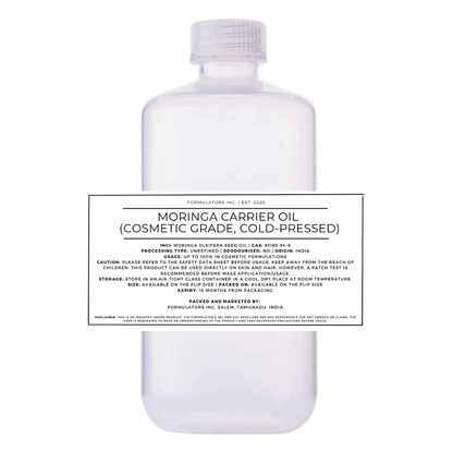 Moringa Carrier Oil (Cosmetic Grade)