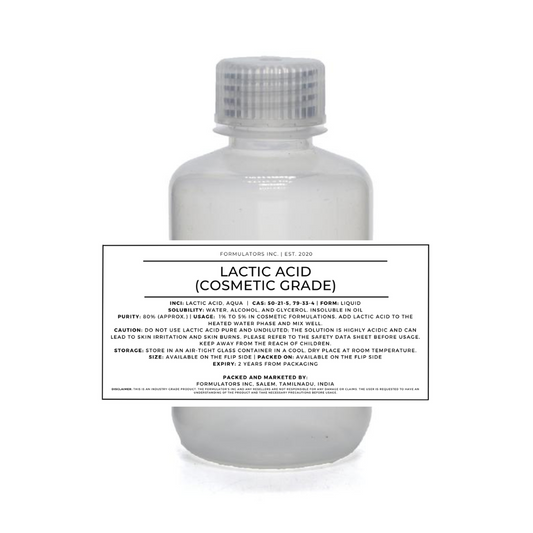 Lactic Acid (Cosmetic Grade)