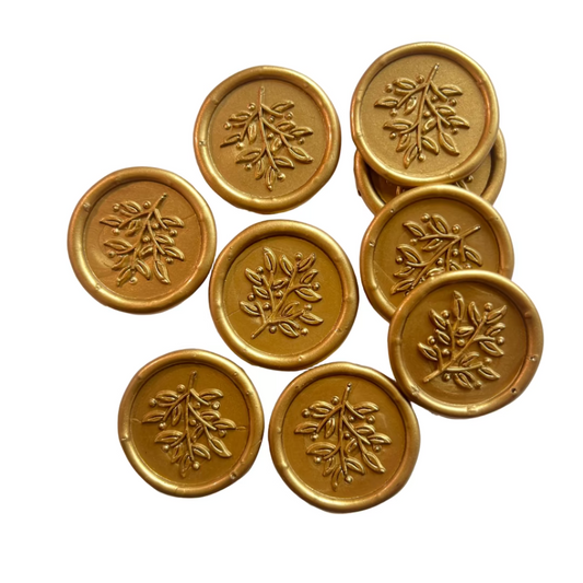 Wax Seal Sticker ( Nature | #NR-004 | Ready to Use | Self Adhesive )