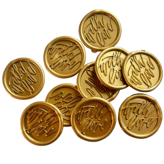 Wax Seal Sticker ( Love | #LV-007 | Ready to Use | Self Adhesive )