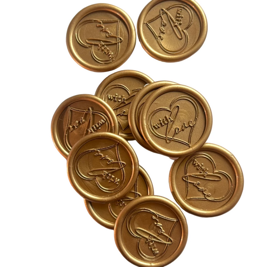 Wax Seal Sticker ( Love | #LV-004 | Ready to Use | Self Adhesive )
