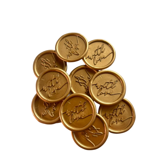 Wax Seal Sticker ( Love | #LV-002 | Ready to Use | Self Adhesive )
