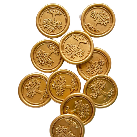 Wax Seal Sticker ( Nature | #NR-008 | Ready to Use | Self Adhesive )