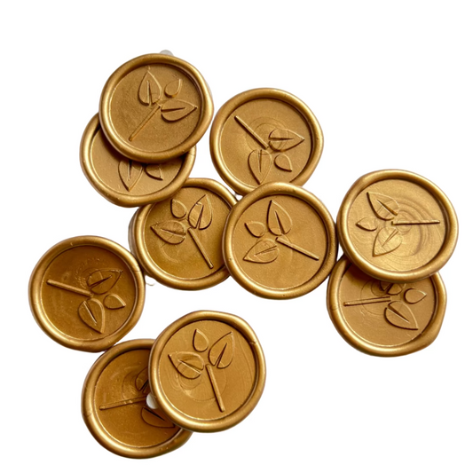 Wax Seal Sticker ( Nature | #NR-011 | Ready to Use | Self Adhesive )