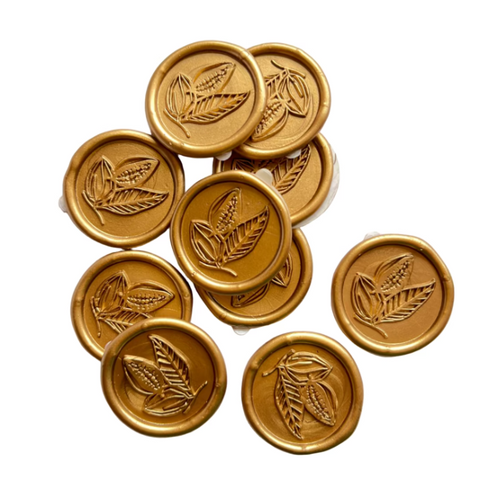 Wax Seal Sticker ( Nature | #NR-009 | Ready to Use | Self Adhesive )