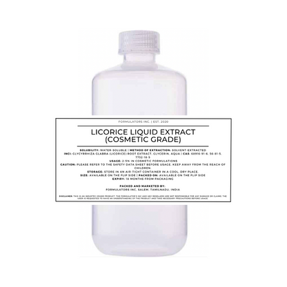 Licorice Liquid Extract (Cosmetic Grade)