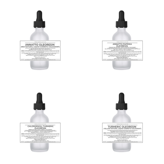 Oleoresin Natural Liquid Cosmetic Colourant (Combo of 4, 30ml each)