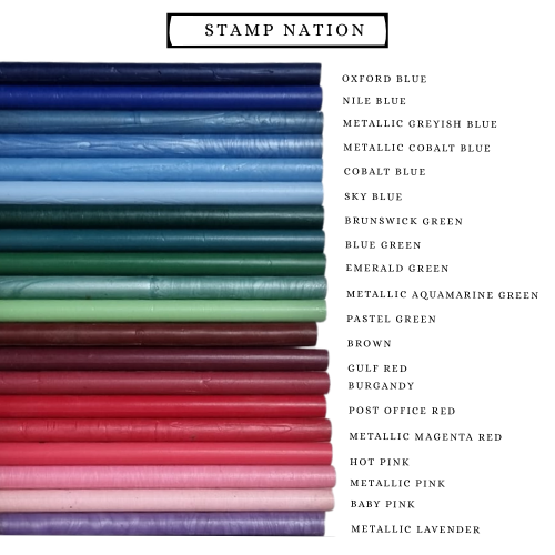 Metallic Copper Red Wax Sealing Stick (Heat Glue Gun Compatible)