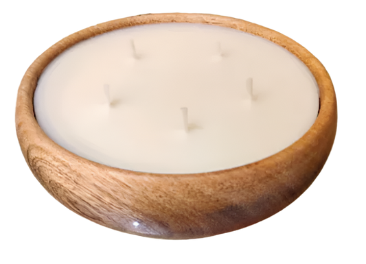 Urli (Curved) Wooden Candle Holder / Container