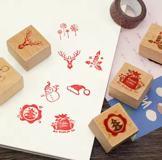 Custom Rubber Stamp (Paper | Fabric | Canvas | Art Concrete | Cork | Wood)