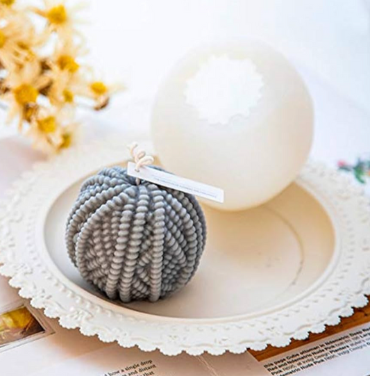 Yarn Ball Candle Silicone Mould