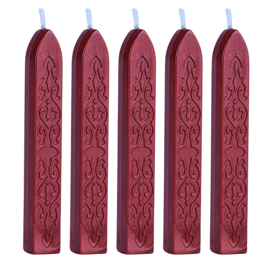 Metallic Maroon Wax Sealing Candle Stick