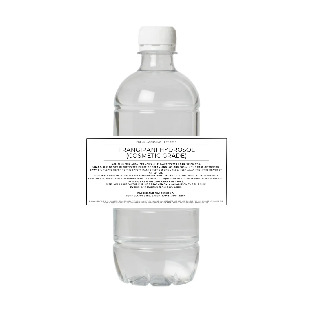 Frangipani Hydrosol (Cosmetic Grade)