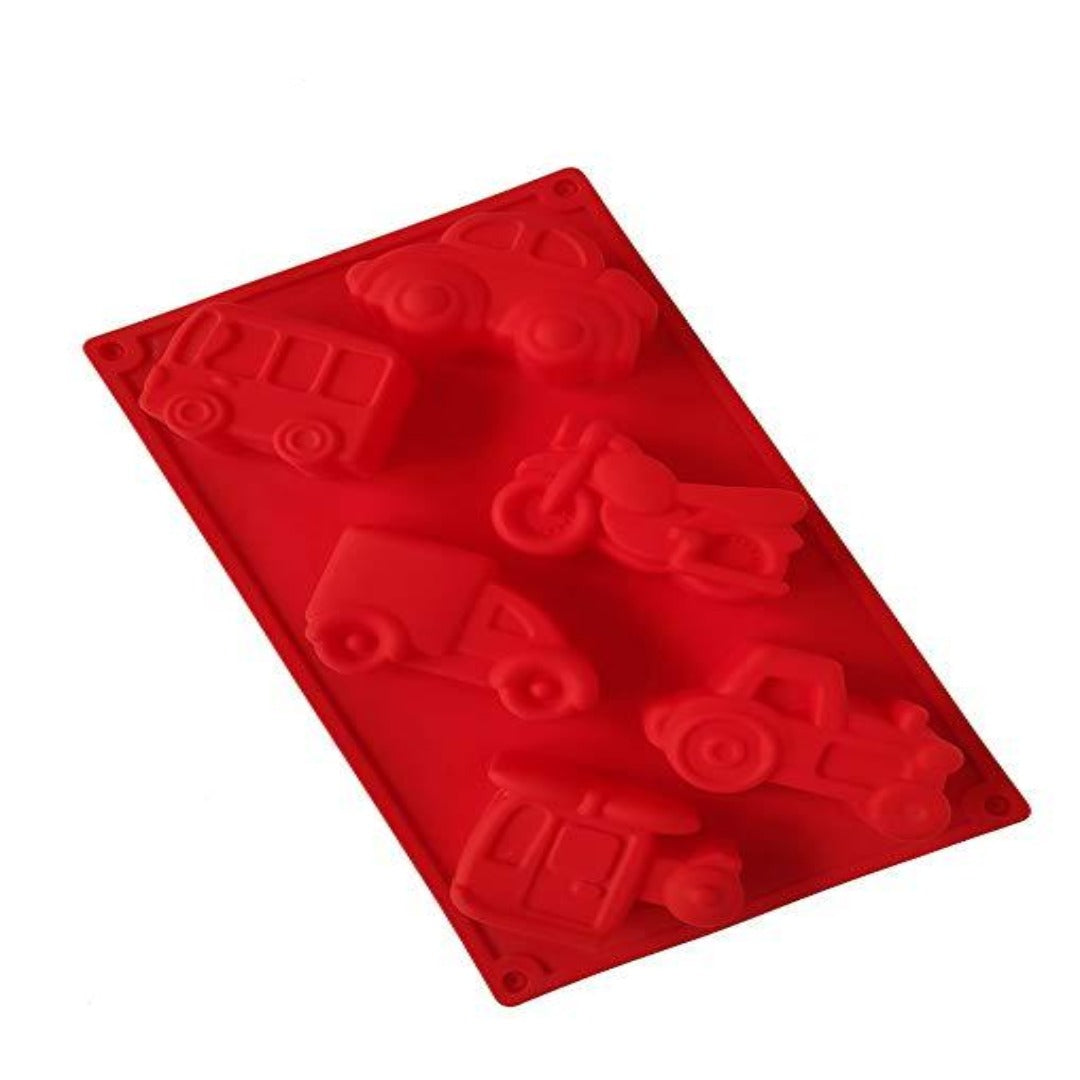 Buy Mixed Vehicle Soap Mould-100gms Silicone Moulds for Soap Making, Chocolate Making and Baking Online in India - The Art Connect