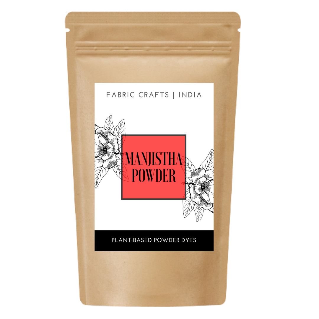 Manjistha (Indian Madder) Root Powder (Natural Plant-Based Extract Fabric Dye)