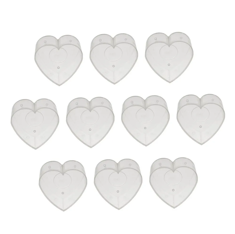 Heart Polycarbonate Tea-Light Candle Containers / Cup – The Art Connect